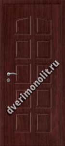 Входная металлическая внутренняя дверь в квартиру 590-21 Входная металлическая внутренняя дверь в квартиру 590-21