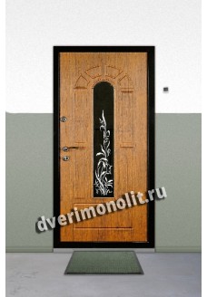 Входная металлическая дверь для загородного дома. Модель 619-08