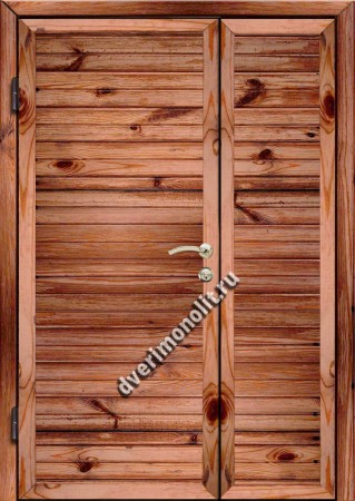 Входная металлическая дверь для дачи, модель 002-007