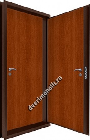 Входная металлическая двойная дверь 12-063