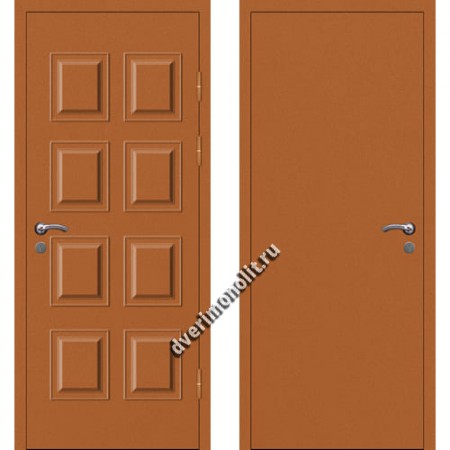 Входная металлофиленчатая дверь - 80-12