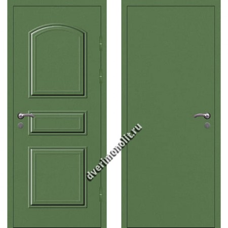 Входная металлофиленчатая дверь - 80-16