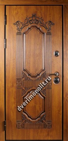 Утепленная входная металлическая дверь. Модель 50-02