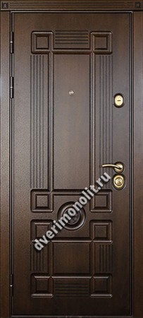 Утепленная входная металлическая дверь. Модель 50-03