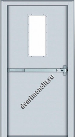 Противопожарная металлическая дверь. Модель 012-3