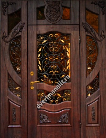 Нестандартная металлическая дверь. Модель 003-049