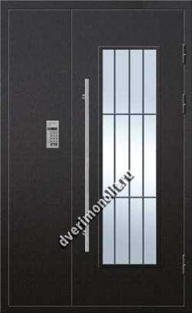 Парадная металлическая дверь с домофоном, Модель 007-002