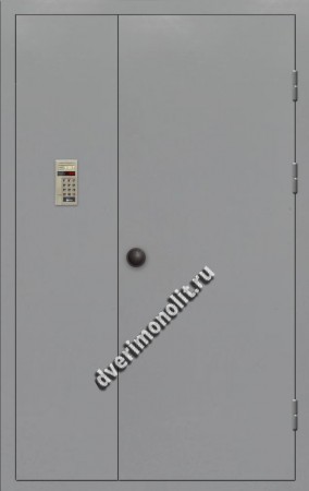 Входная металлическая дверь для подъезда, модель 005-005