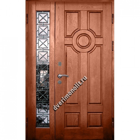 Входная дверь со стеклопакетом - 82-17