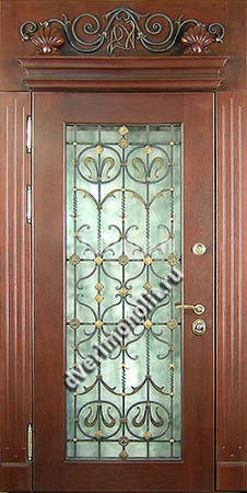 Входная дверь со стеклопакетом - 82-18