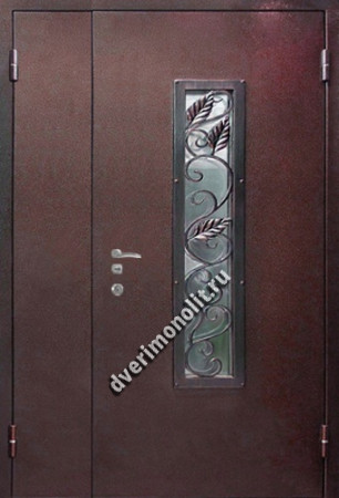 Входная дверь со стеклопакетом - 82-22