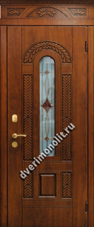 Входная дверь со стеклопакетом - 82-36