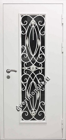 Входная дверь со стеклопакетом - 82-51