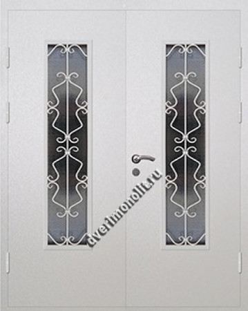Входная дверь со стеклопакетом - 82-61