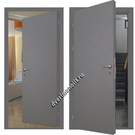 Входная металлическая внутренняя дверь в квартиру 590-16