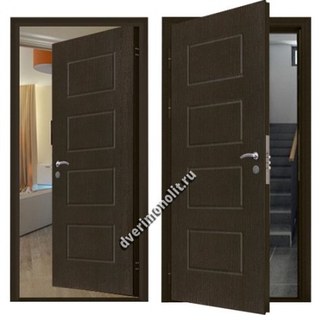 Входная металлическая внутренняя дверь в квартиру 590-20