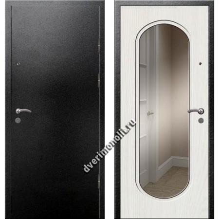 Входная премиальная дверь с зеркалом, модель 71-01